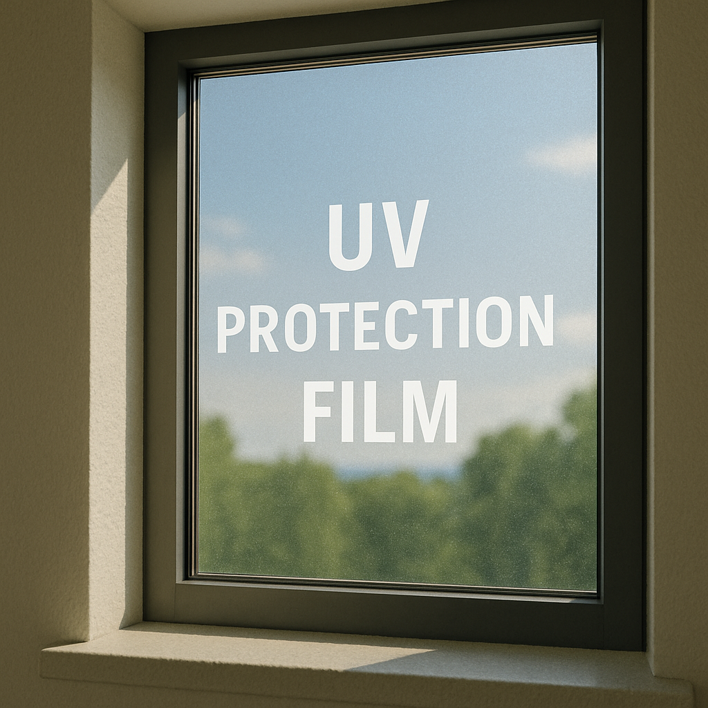 UV protection film on window
