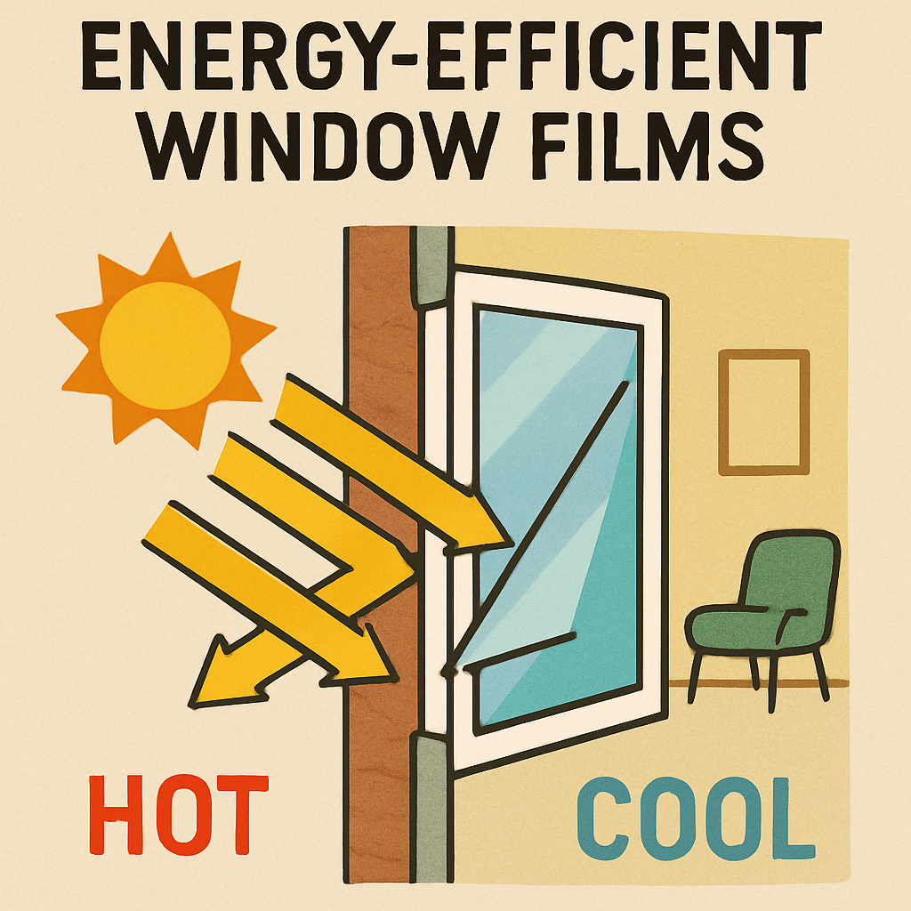 Energy-efficient window films