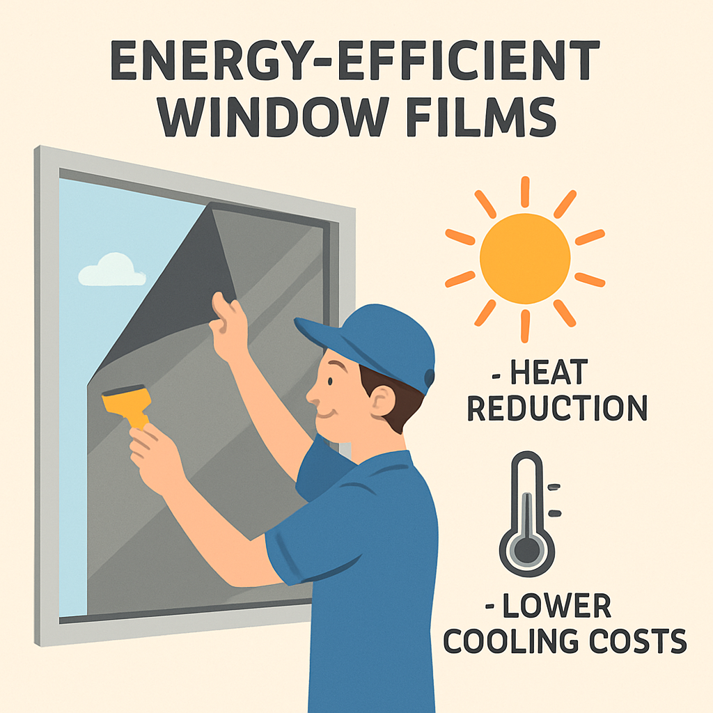 Energy-efficient window films