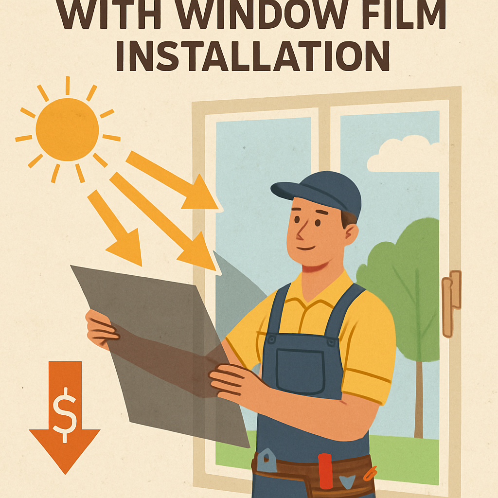 Energy savings with window film installation