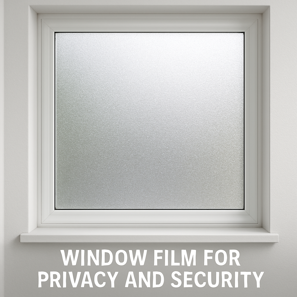 Window film for privacy and security